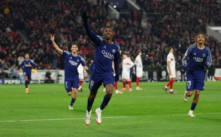 尖峰对决！欧足联预测欧冠决赛首发：登贝莱K77vs劳塔罗图拉姆